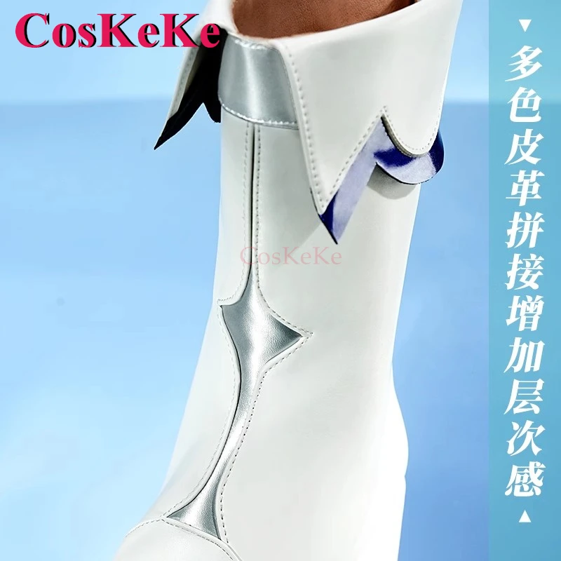 

CosKeKe Yuuki Asuna Shoes Cosplay Anime Sword Art Online Fashion Universal High Heels Halloween Party Role Play Accessories New