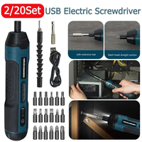 Mini Cordless Electric Screwdriver 1300mah Rechargeable Adjustment Power Drill Multi-function Disassembly Torque Repair Tools