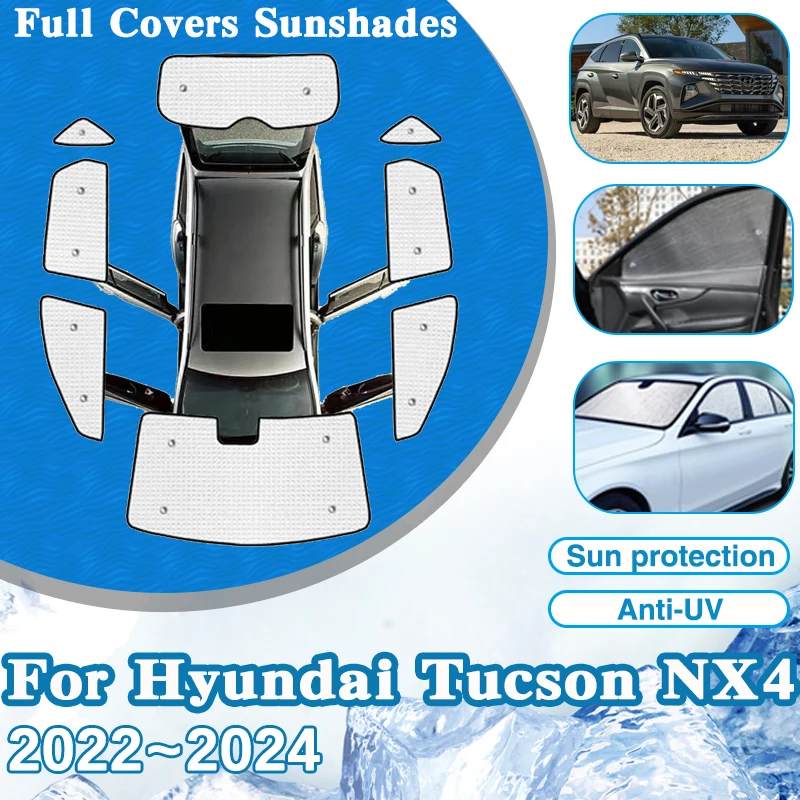 

Car Cover Visor For Hyundai Tucson L NX4 LWB2022 2023 2024 Windshield Window Anti-UV Sun Protection Sunshade Parasol Accessories