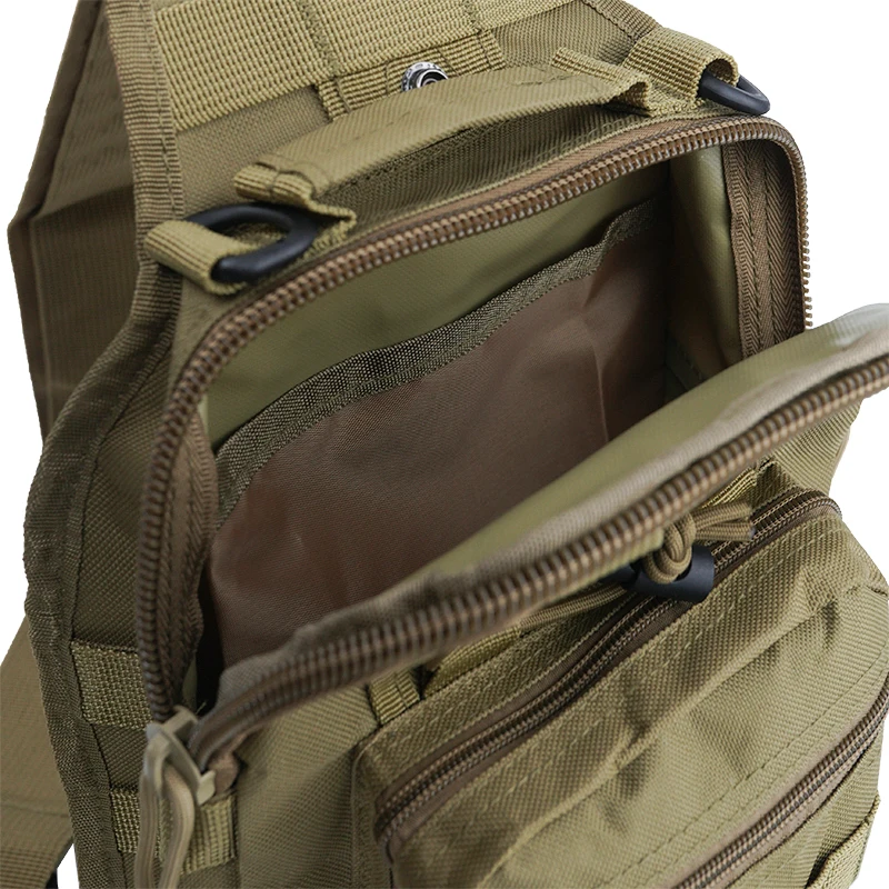 Tactical Chest Bag, Hunting Sling Backpack, Camouflage Military, Camping, Climbing, Hiking, Edc Molle, Shoulder Pack, 600D