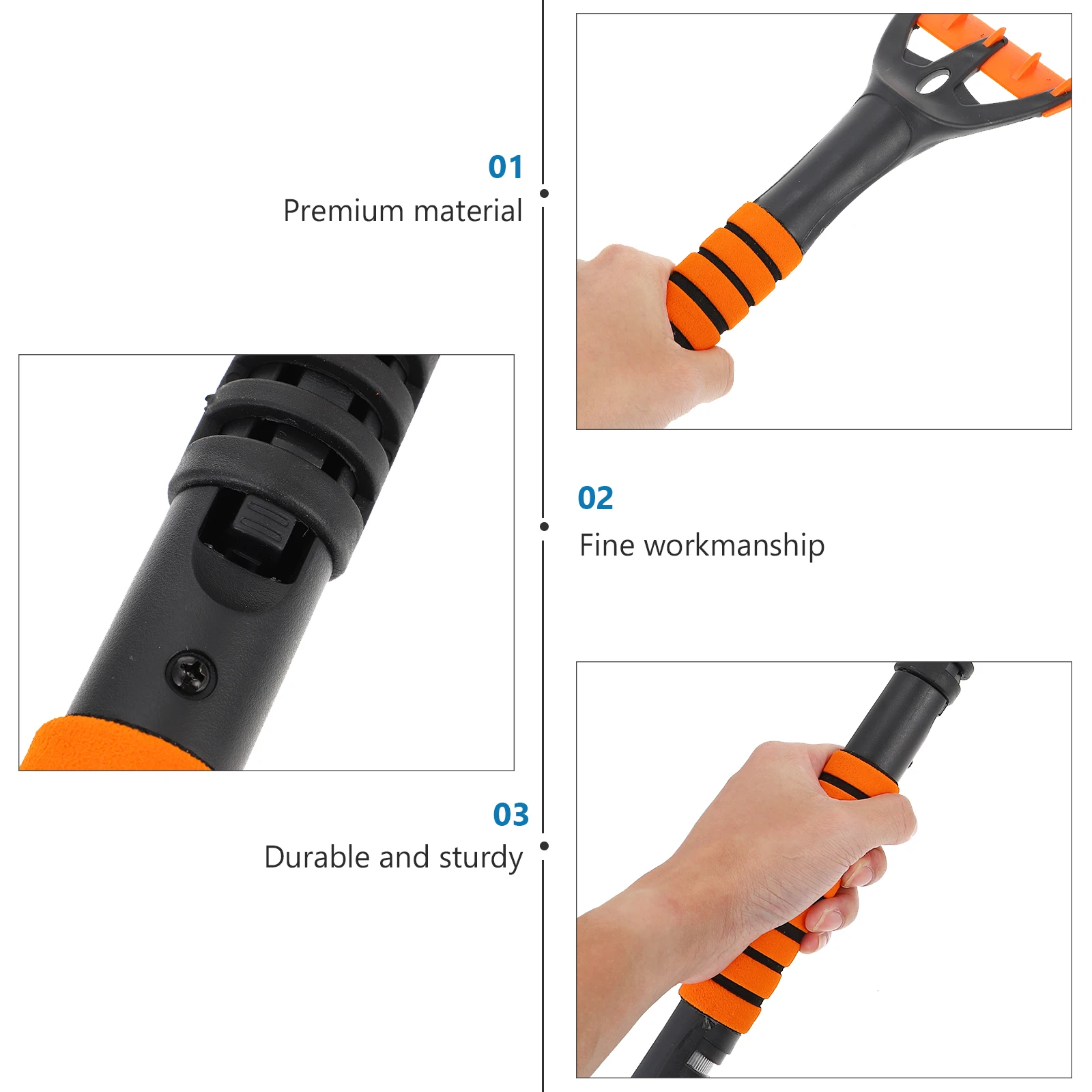 

Car Remover Tool Multi-Function Ice Scraper Portable Brush Windshield Glass Cleaner Winter Vehicle Accessories Detachable