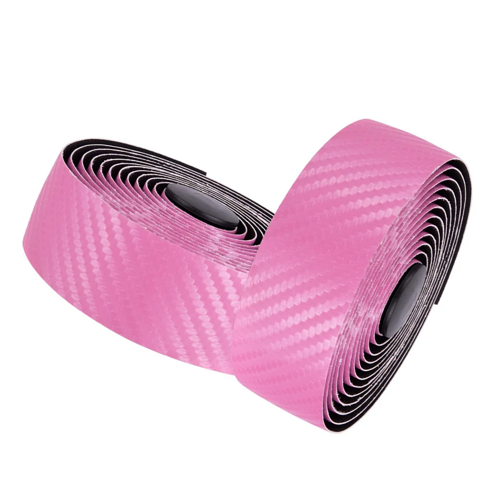 2 Rolls Bike Handlebar Straps Tape Straps Bike Non-Slip Belt For Road Bicycle Handlebar Tape Cycling Accessories Pink