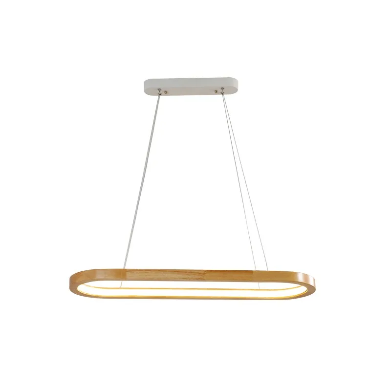 

Log wind restaurant chandelier, decorative Nordic oval lamps