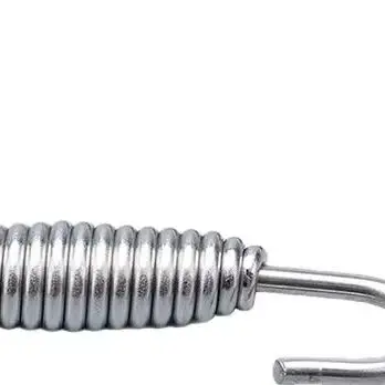 

43 мм-85 мм мотоциклетные выхлопные пружинные крючки из нержавеющей стали, передняя средняя труба, вращающиеся пружины глушителя