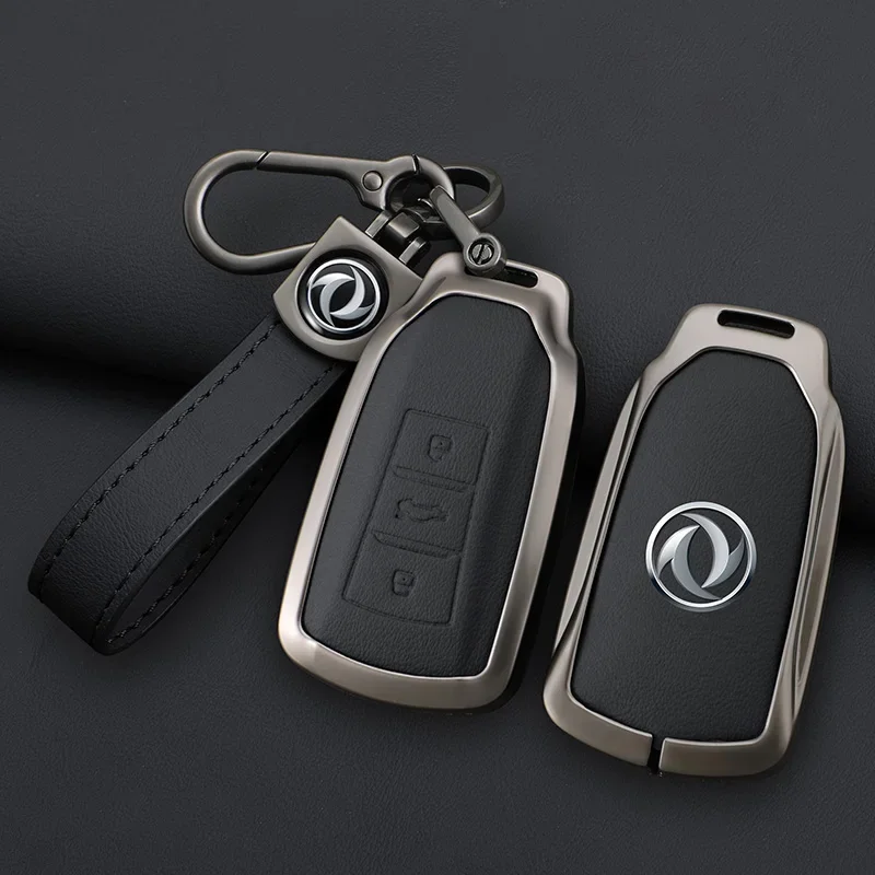 Zinc Alloy Car Key Cover Smart Keyless Remote Fobs Cases Keychain Holder Auto Accessories Supplies For DFSK Dongfeng Aeolus AX7