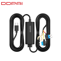 DDPAI Dash Cam Smart Hardwire Kit For DDPAI Z50/Z60/Z60 Pro 24H Parking Monitor Low Vol Protection Type-C USB Port 12V-24V to 5V