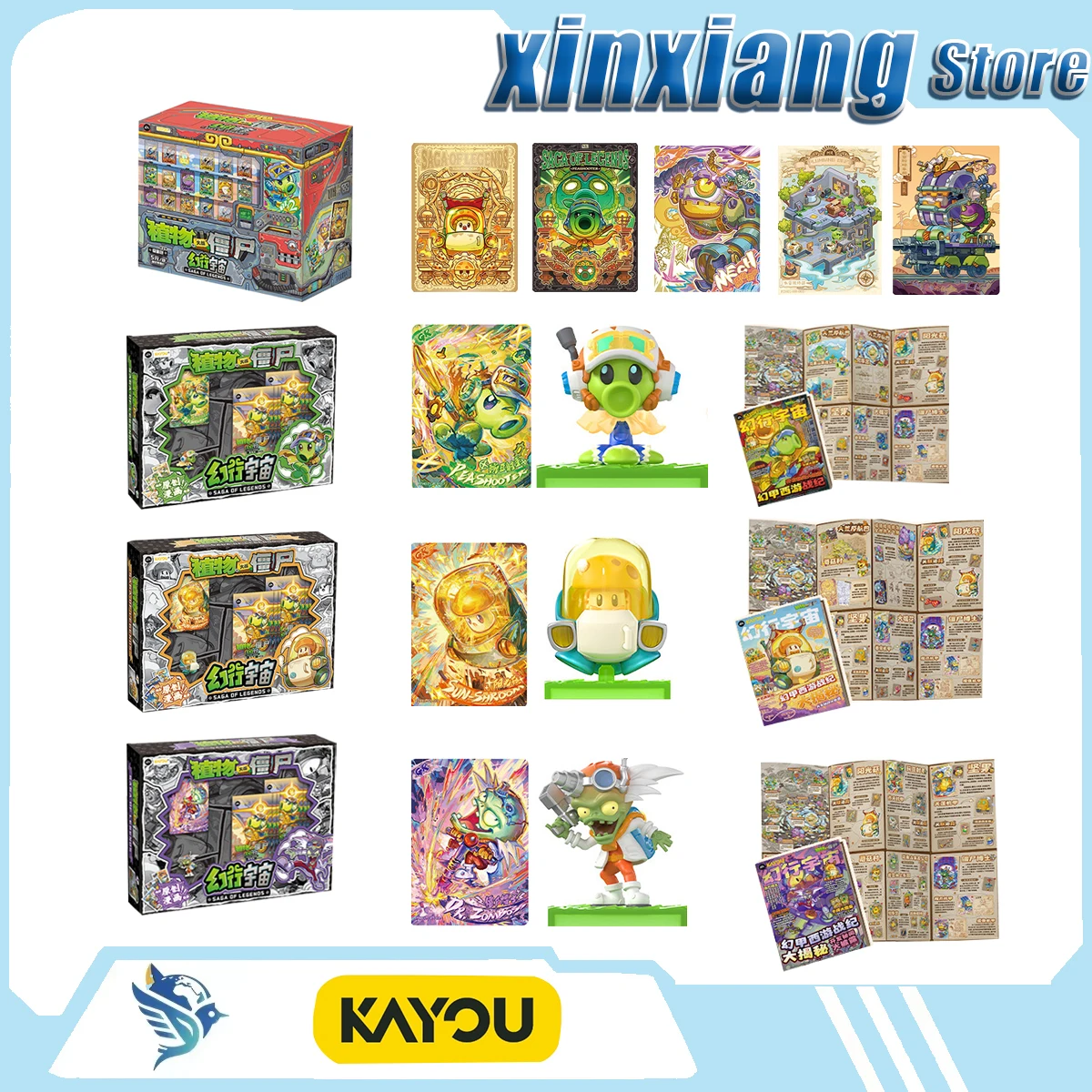 

Коллекционный набор карточек KAYOU Plants Vs. Zombies: Фантомная Вселенная - Сумка-путешественница с персонажами мультфильмов, аниме и научной фантастики
