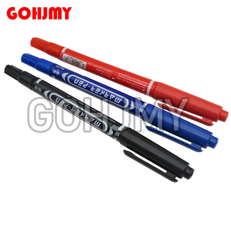 1PCS/LOT Smart Electronics CCL Anti-etching PCB circuit board Ink Marker Double Pen For DIY PCB