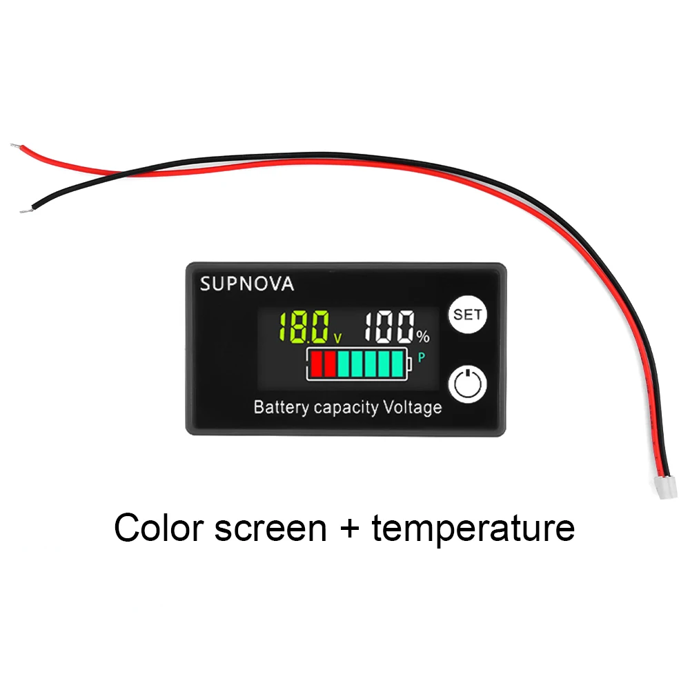 DC 8V-100V Capacity Indicator Power Meter DC Battery Voltmeter Lithium LiFePO4 lead-acid cell 12V 24V 48V 6133A Battery Tester