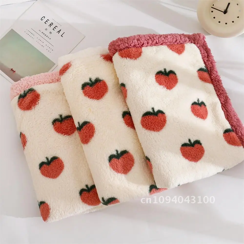 Soft Fluffy Flannel Cushion Double-layer Plush Pet Sleeping Blankets Quilt Dogs Kennel Cats Bed Warm ​Mattress Mat Winter Sheet