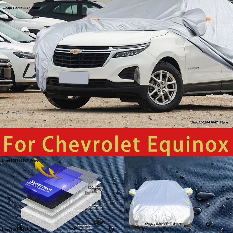 

Для Chevrolet Equinox, наружная защита, полные автомобильные Чехлы, снежный чехол, Солнцезащитный водонепроницаемый пыленепроницаемый внешний автомобильный аксессуар