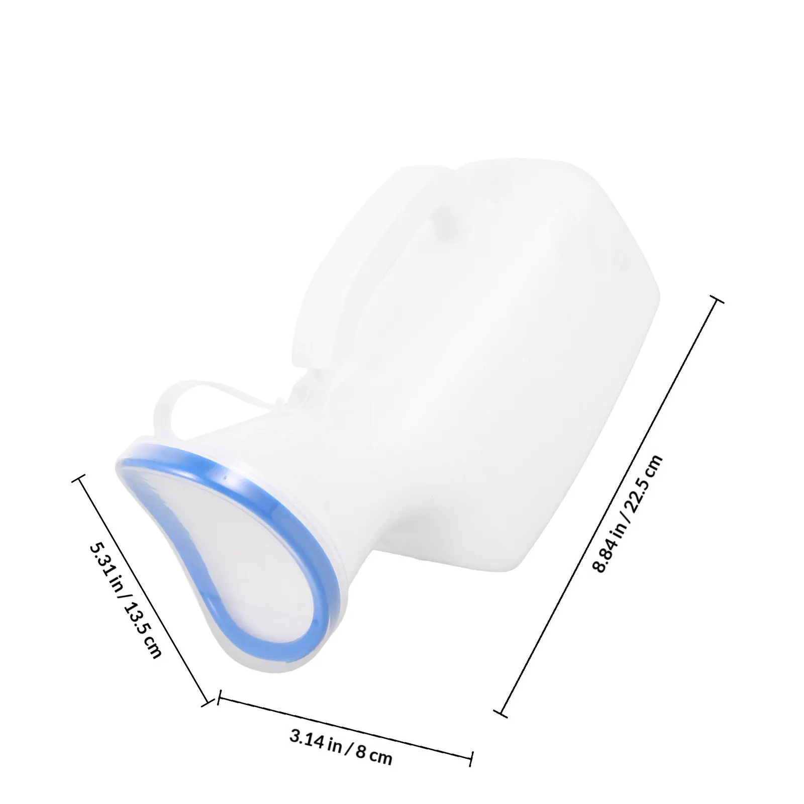 Outdoor Female Urinal Portable Reusable Urine Container Thickened Plastic for Travel Car Trips Elderly Patient Care Easy Clean