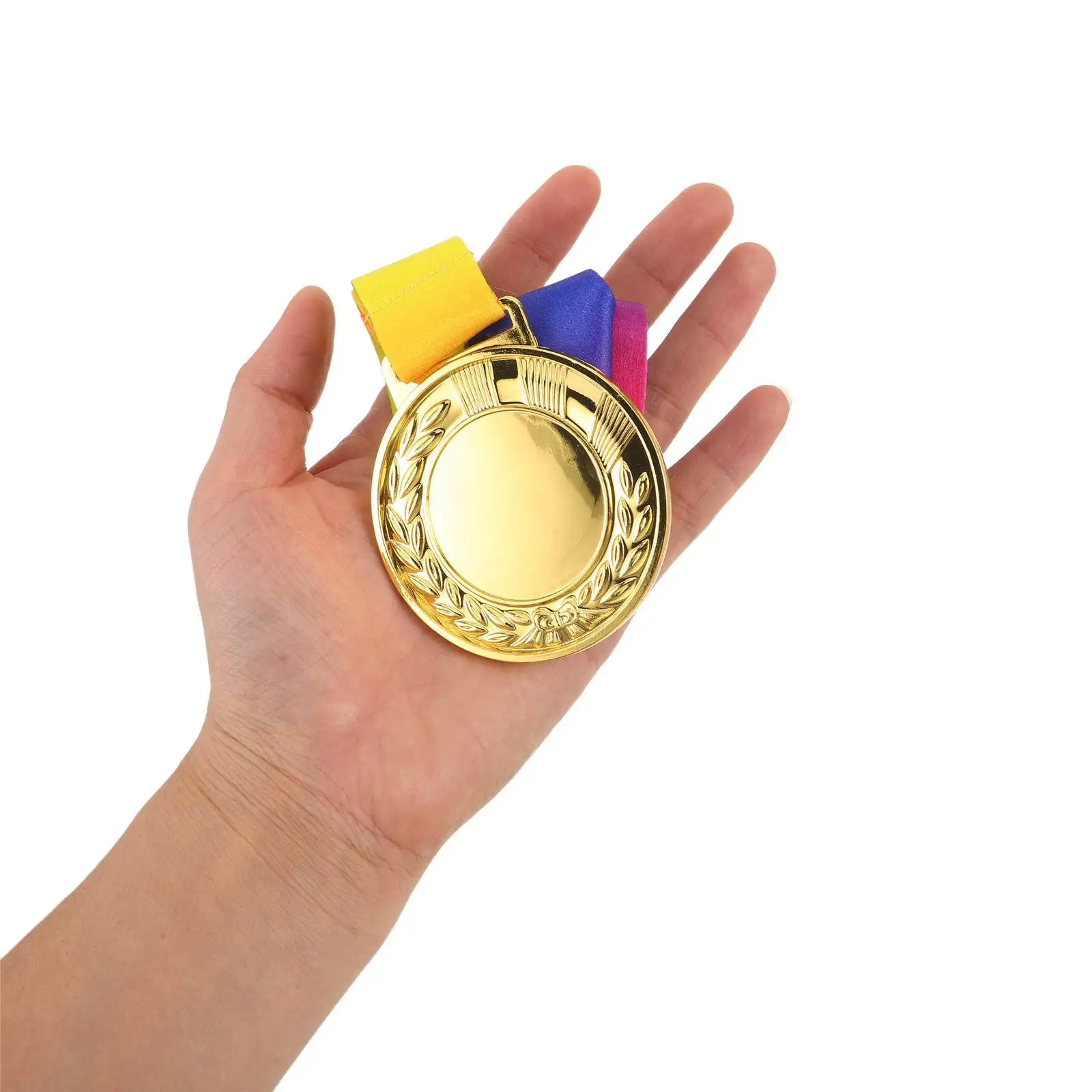 

1Set Gold Trophy Cup Medal Combo Sports Award for Events Athletic Competition Medal Ribbon Tournament Championship