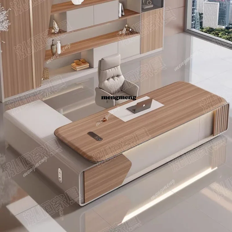 Hot sales Modern light luxury boss, president's desk, senior sense, desk manager, office table, commercial furniture
