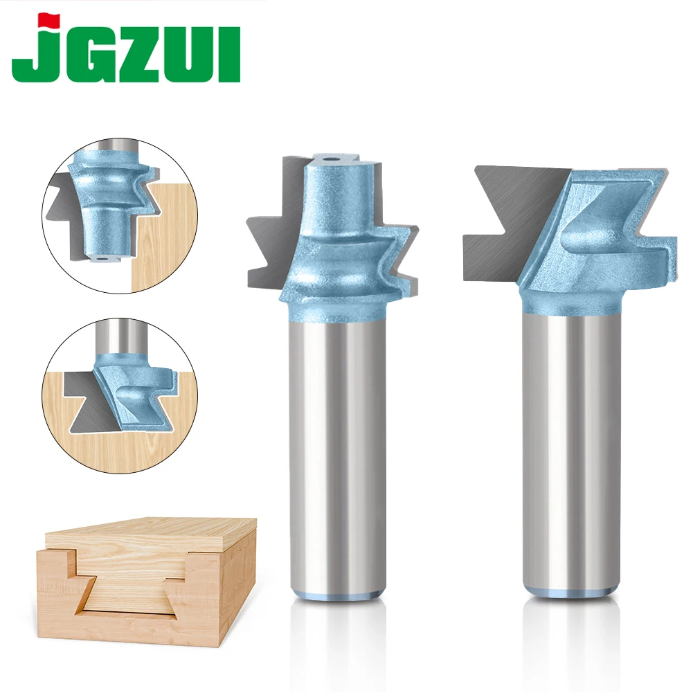 Fresas Para Tupia De Madeir 8mm 12mm 1/2inch Shank Helical Tenon Router Bit Woodworking Cutter Fresas Para Router Bit