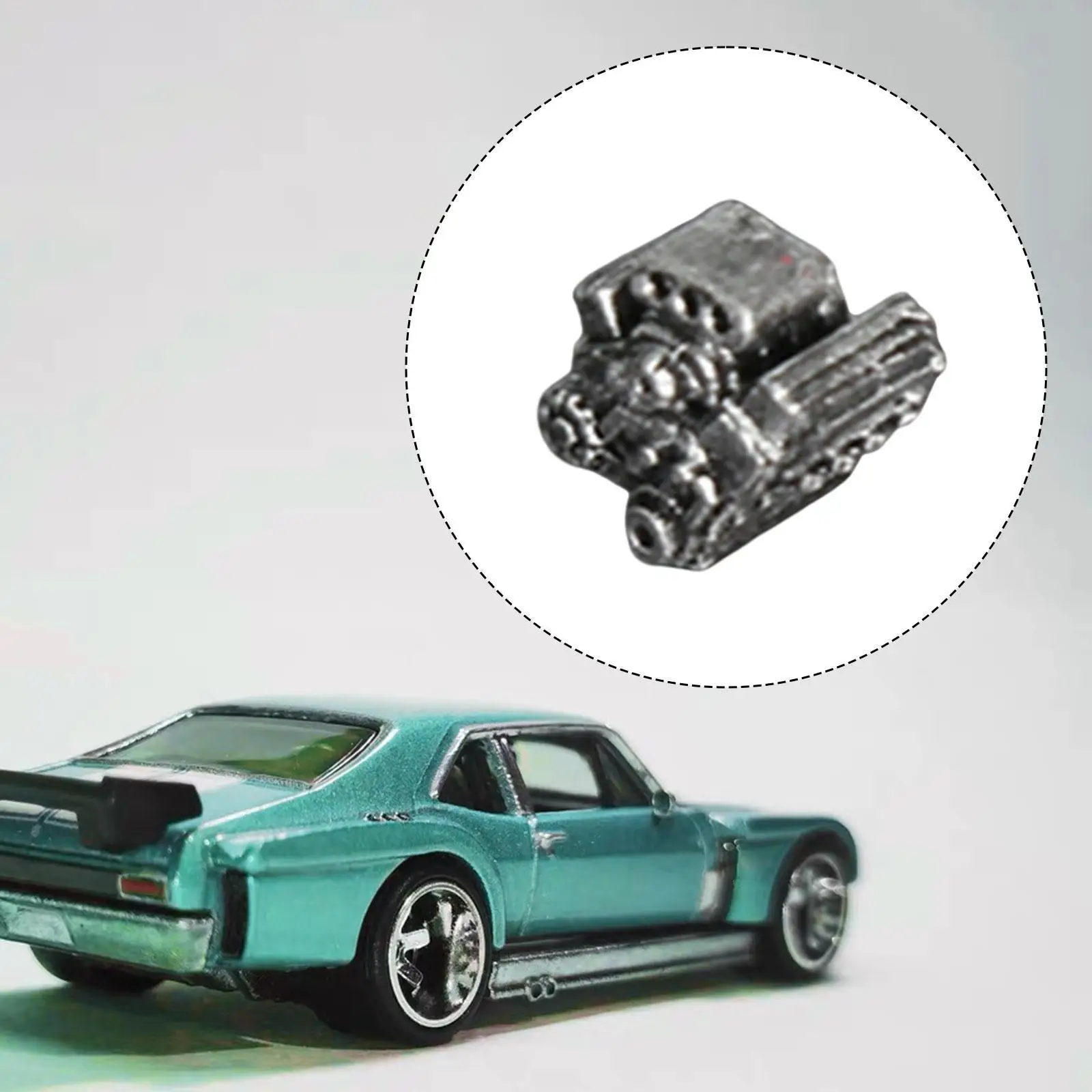 

Реалистичная миниатюрная модель двигателя из пластика, масштаб 1:64, для гаражной сцены, мастерской, декора, для игрушечных машинок из сплава, для ролевых игр