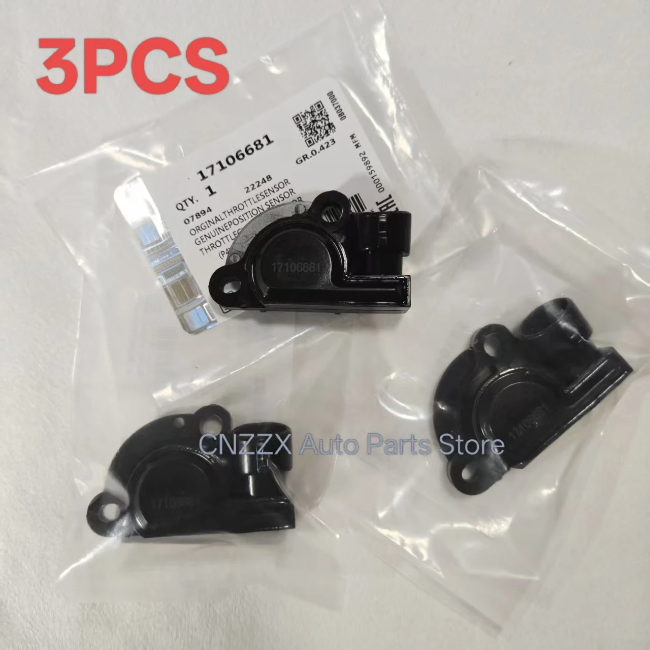 

3 шт. TPS датчик положения дроссельной заслонки OEM # 17106681 для Buick Excelle Century Cadillac Chevrolet Aveo Camaro Daewoo Kalos Nubira GMC
