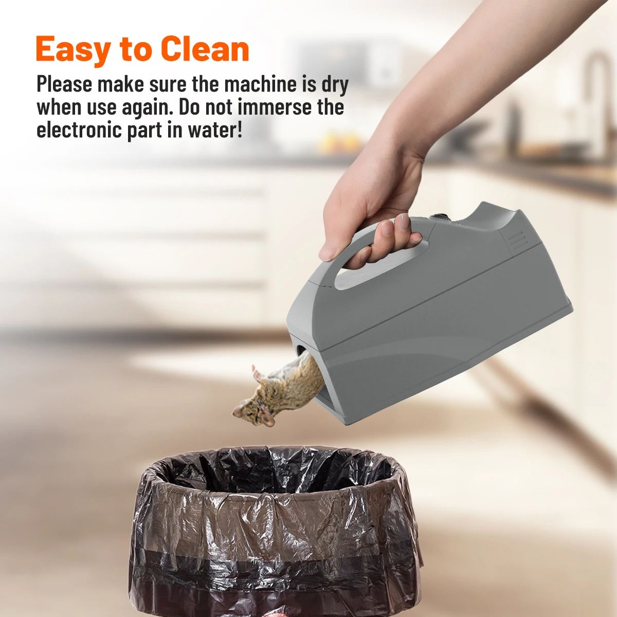

Smart WiFi Mouse Catcher Rodents Trap Applicable to Household Indoor Outdoor Garden Reusable Plastic Rodents Trap