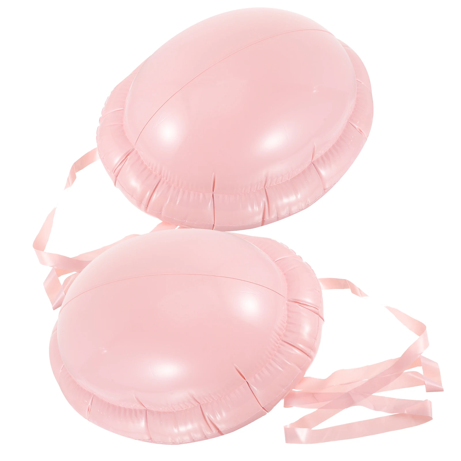 

2pcs Inflatable Fake Belly Props Pregnancy Costume Huge Adult Pvc Pregnant Woman Maternity Photoshoot Accessories