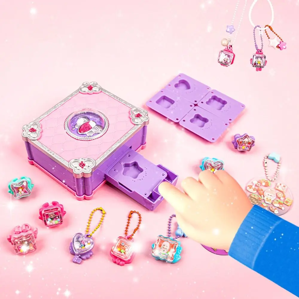 

67/73/207PCS Plastic Magic Book Stickers Machine Multicolor DIY Handmade Jewelry Making Kit Jewellery Storage Box 3D Stickers