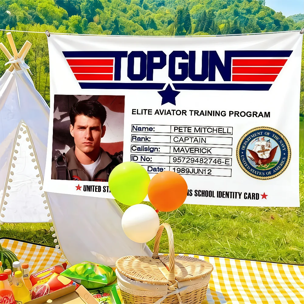 Adventure Movie T-Top Gun flag - Outdoor Adventure Club 评论和价格