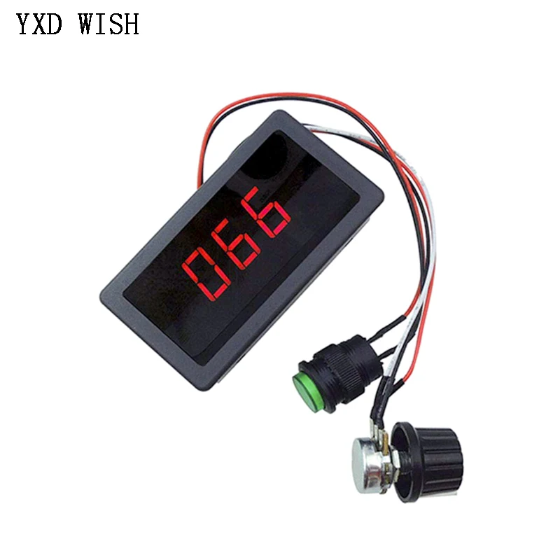 DC 6V 12V 24V 5A PWM DC Motor Speed Controller CCM5D Digital Display LED Motor Controller Speed Regulator