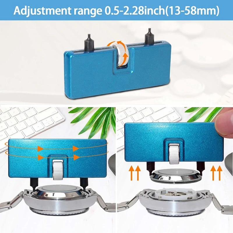 26Pcs Watch Battery Replacement Tool Set Watch Repair Set Kit Watch Back Remover Tool, Watch Case Opening Pry