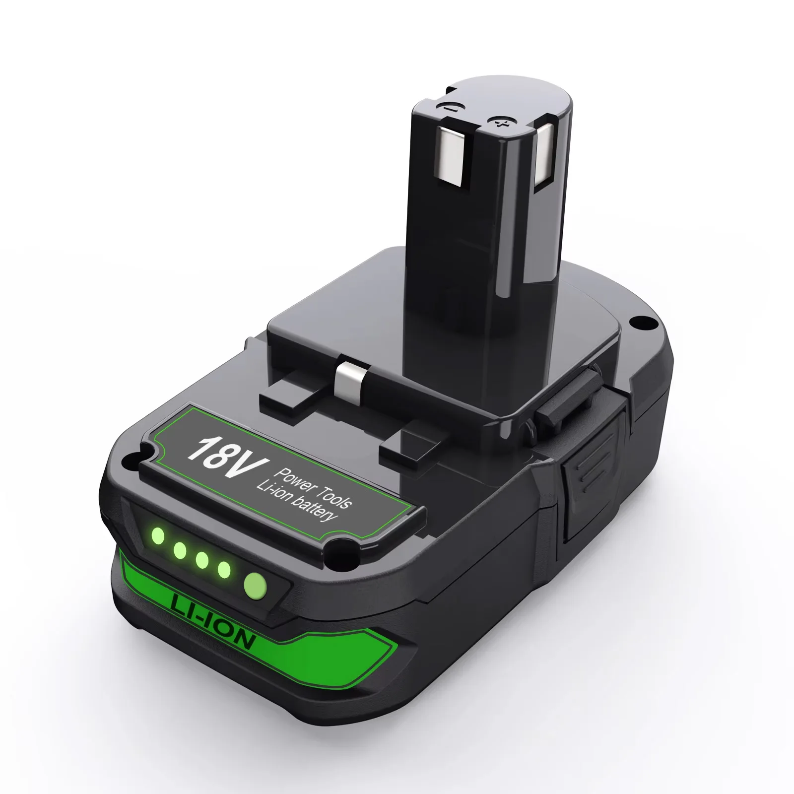 3000mAh Ersatzakku für Ryobi 18V Li-Ion Akku, kompatibel mit Ryobi P107 P108 RB18L50 Akku-Werkzeugen