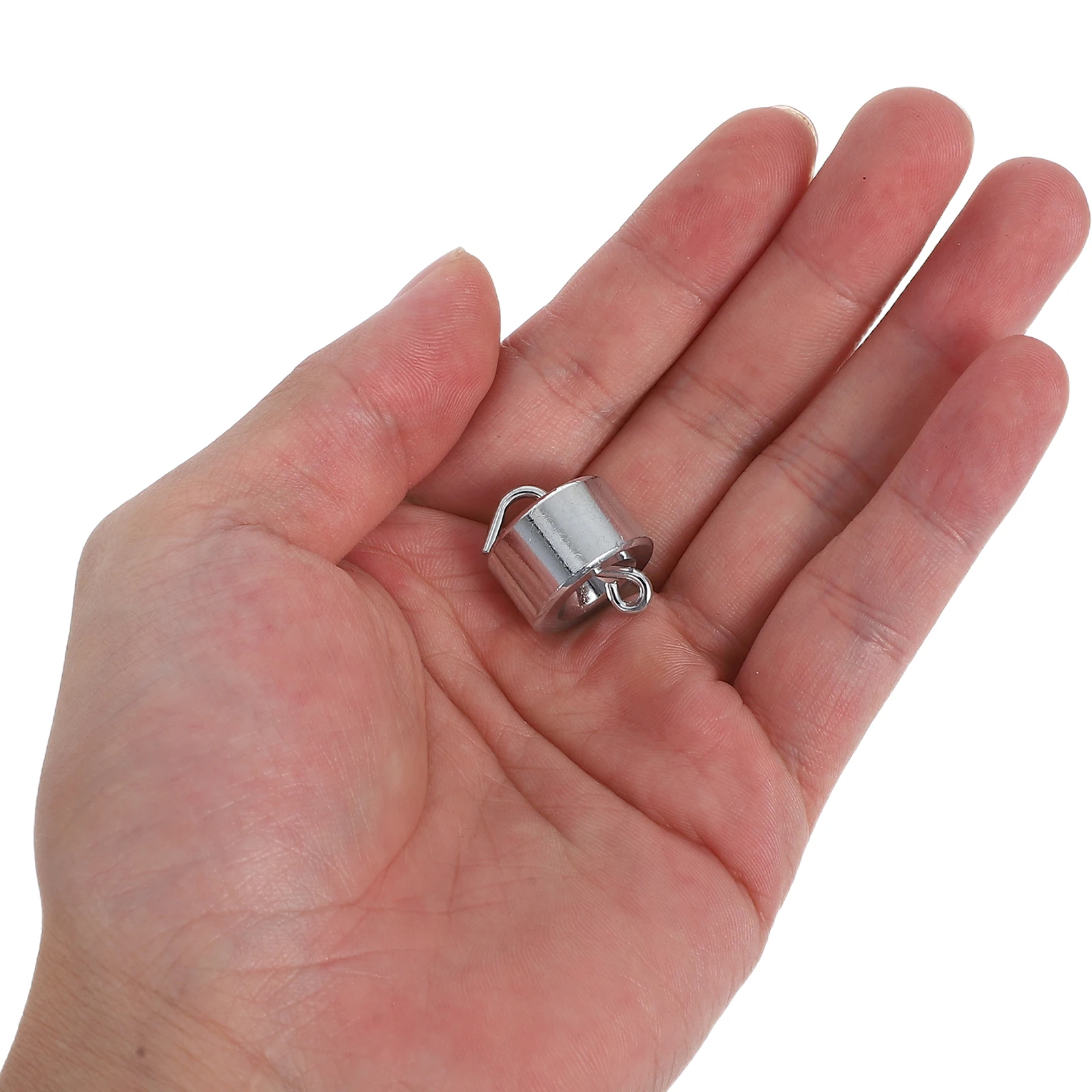 

50pcs Chrome-Plated Hooked Set Physics Lab Hanging Weights 20G Each For Science Projects Iron Double Hook Clear Markings