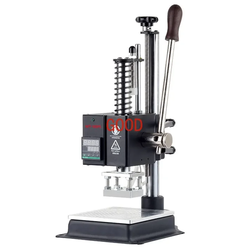 PVC Color Card Notebook Embossing Hot Press Paper, cartão, etiqueta de engomar plástico