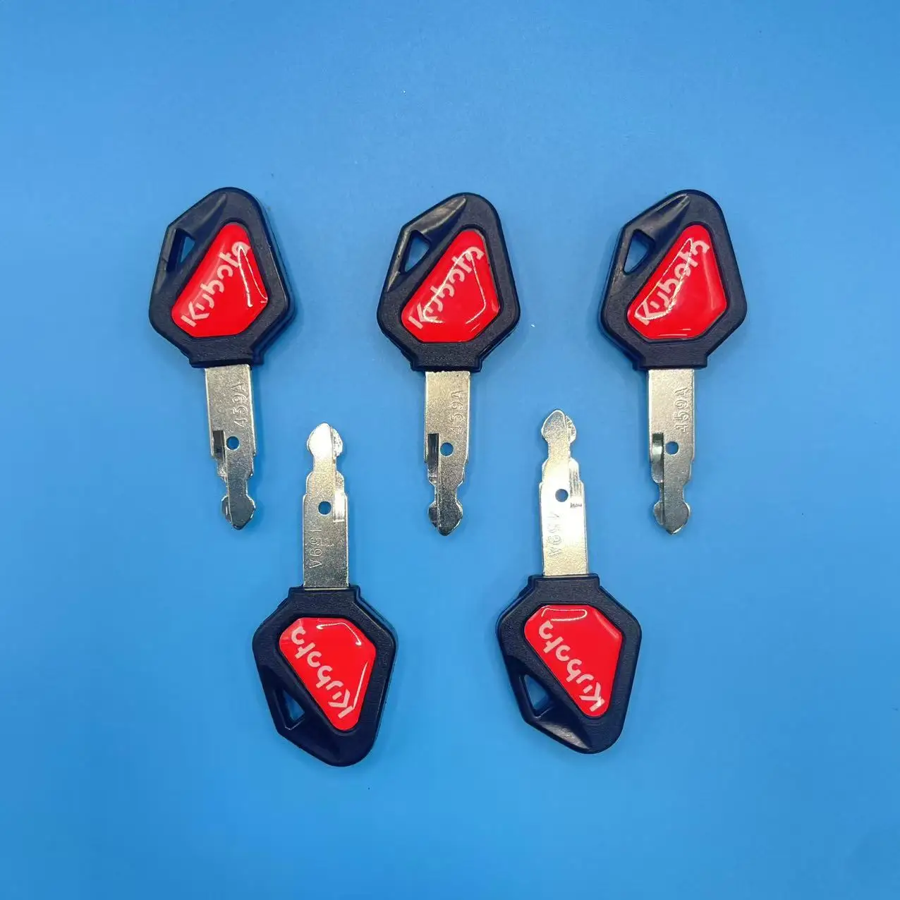 5/10PCS 459A Key RC461-53930 for Kubota U15/30/135/155/161/163 Mini Excavator 5 Excavator Accessories Ignition Key Start Key #4