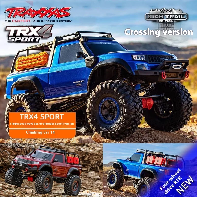 

Спортивный пикап Traxxas, Спортивная подъемная версия кроссовера, дистанционное управление, электрический внедорожник для альпинизма 82044-4, уличная игрушка на радиоуправлении