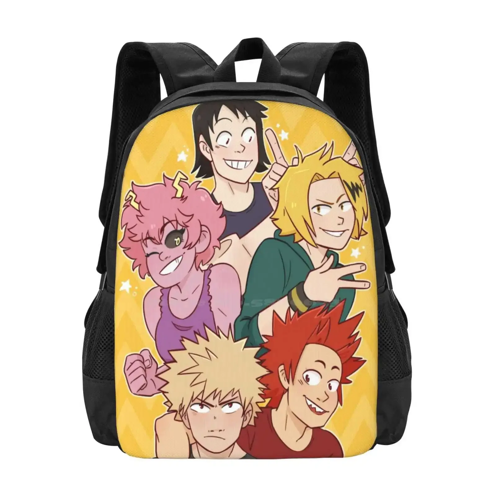 ¡Esquadra de Bakú! Mochila para hombres, mujeres, niñas, adolescentes, Bakusquad Bnha Mha Bakugou Katsuki Kirishima Eijirou Sero Hanta Kaminari