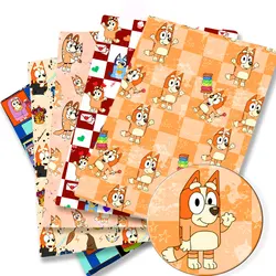 Tela 100 de algodón con estampado de dibujos animados para niños, tejido de 140x50cm para coser a mano, Patchwork, acolchado, para vestido de bebé, sábana para el hogar