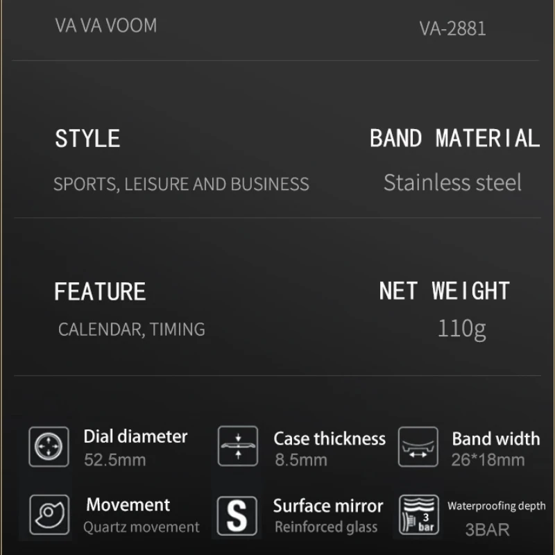 UTHAI ساعة رجالية جديدة كاجوال مقاومة للماء مضيئة سوار معصم من الفولاذ المقاوم للصدأ ساعات كوارتز مستطيلة للرجال #5