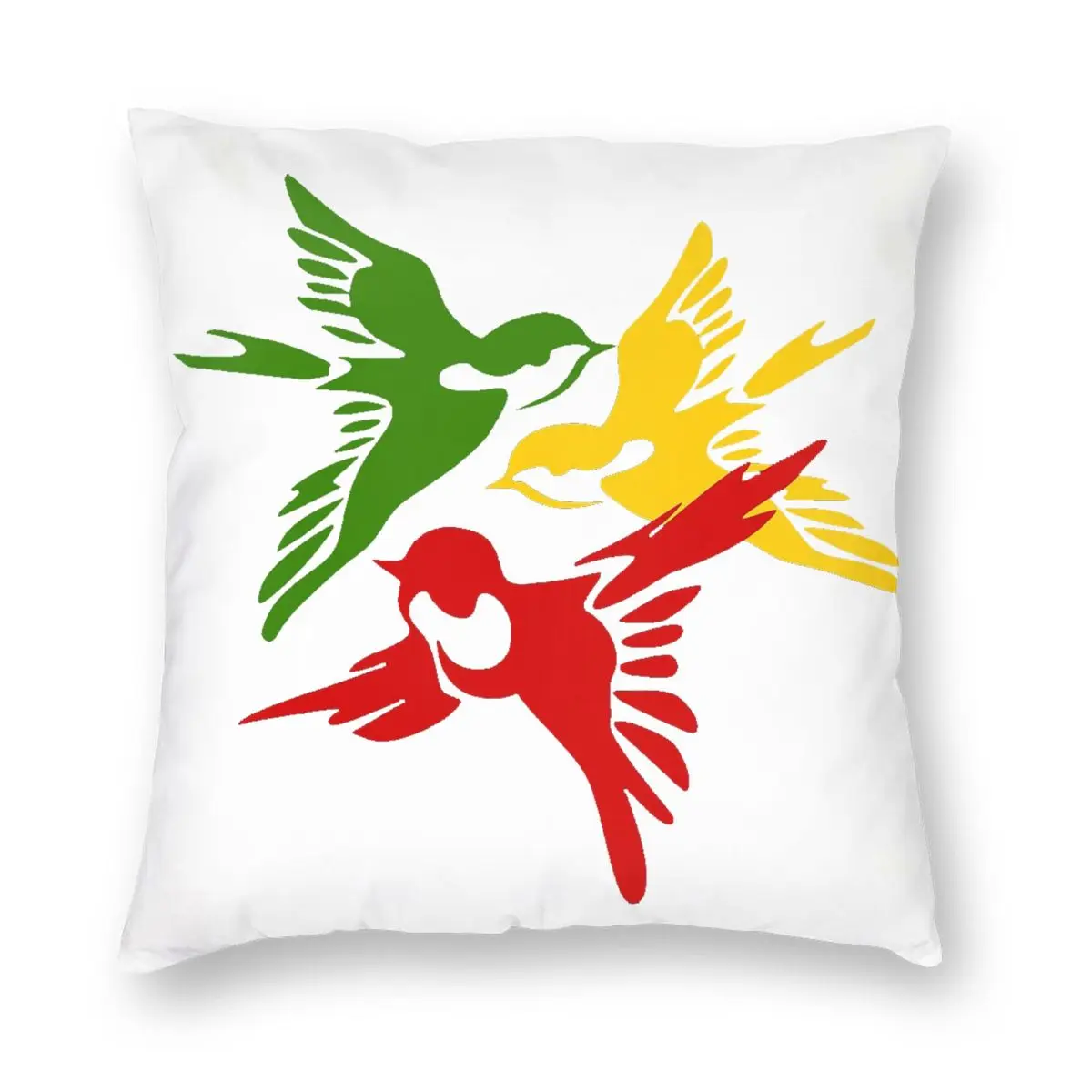 

Kawaii Three Little Birds Reggae (8) Square Pillowcase Pillow Cover Polyester Cushion Decor Comfort Throw Pillow for Home Sofa