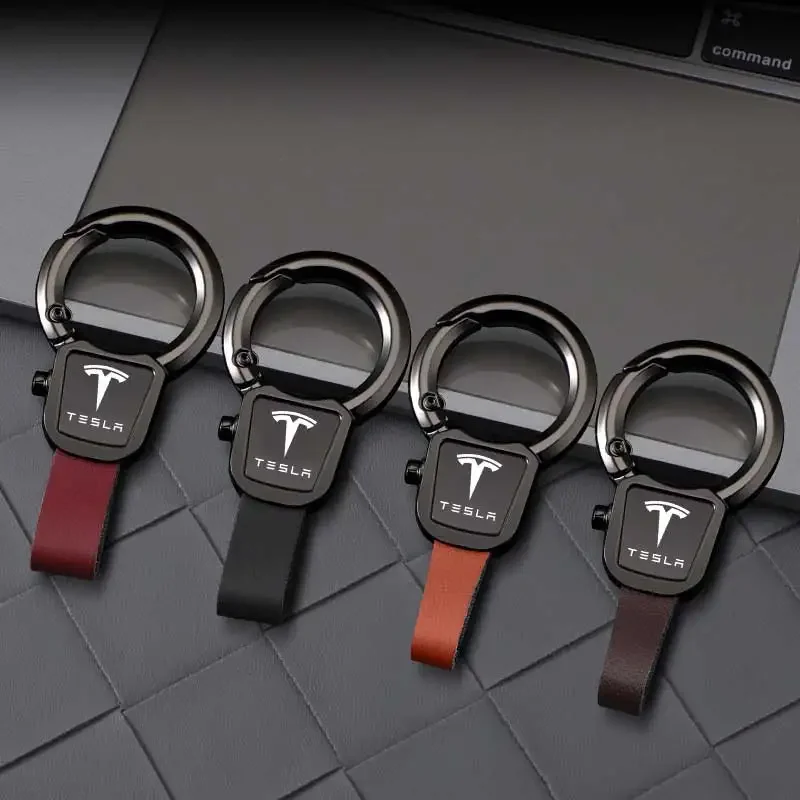 

Брелок с эмблемой автомобиля из сплава, брелок для ключей, подвеска для Tesla Model 3 Y Model S X Roadster Cybertuck P75D P85D P90D P100D