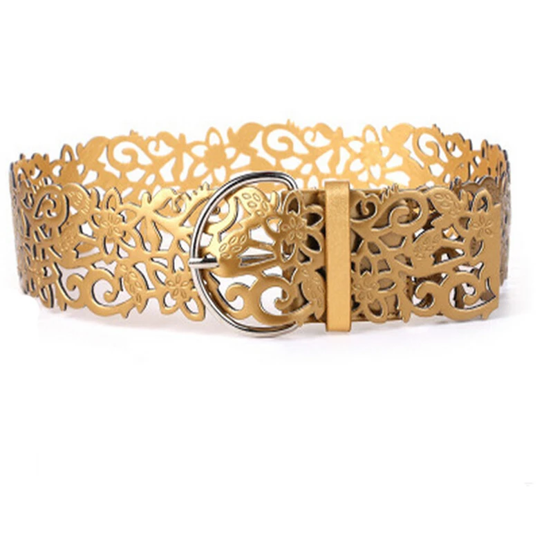 حزام السيدات الرجعية المجوفة فستان سيدة الموضة كل مباراة حزام الزخرفية النساء الإكسسوارات الهدايا أحزمة الإناث عالية الجودة