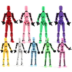 Robô de mudança de forma móvel multiarticulado 3D 3.0 Criativo impresso manequim manequim modelo de ação boneca brinquedos transparentes adultos pais-filhos jogos brinquedos para meninas meninos presentes