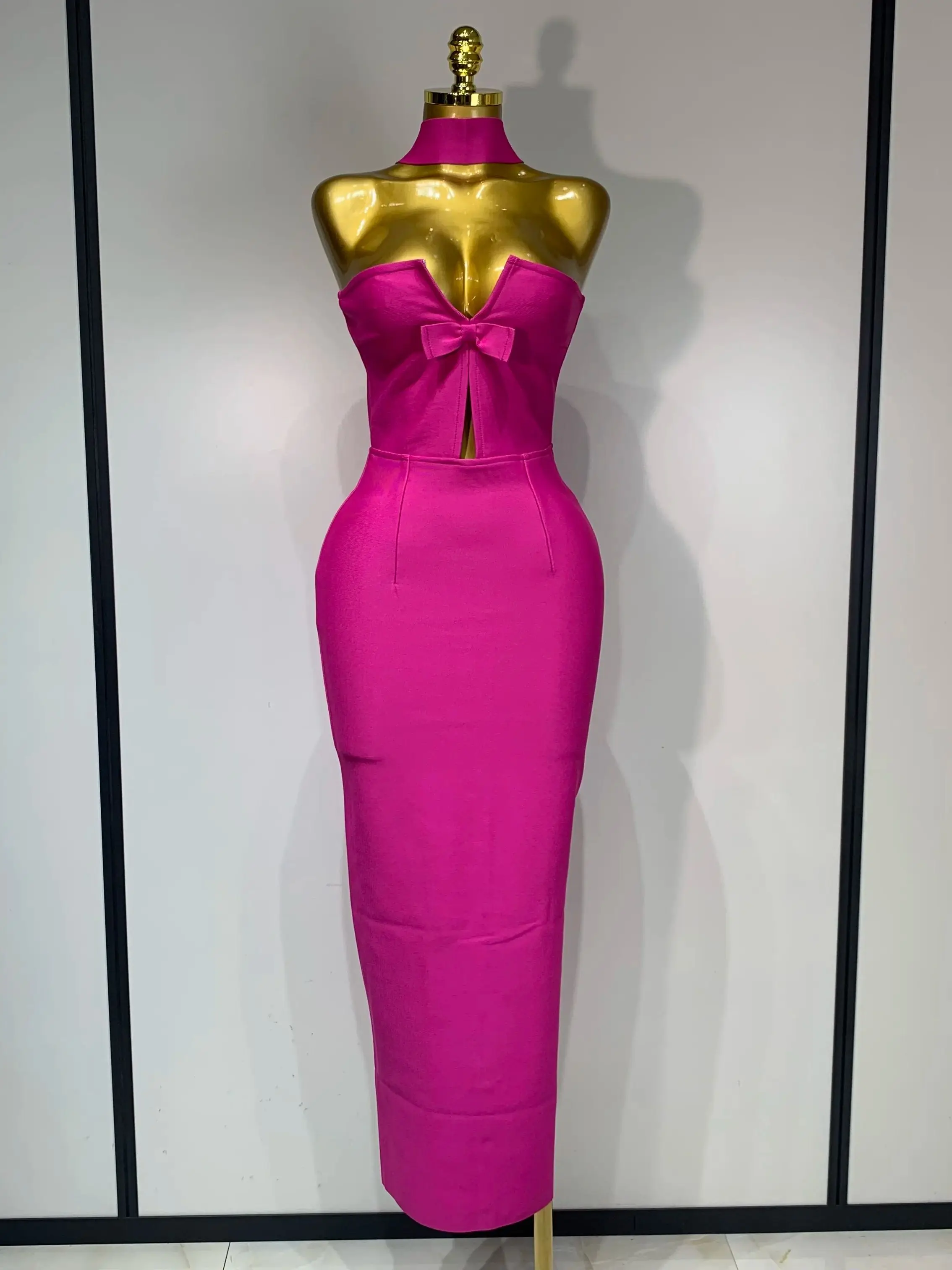 sachin and babi light blue dress Pink Bodycon Dresses main image 0