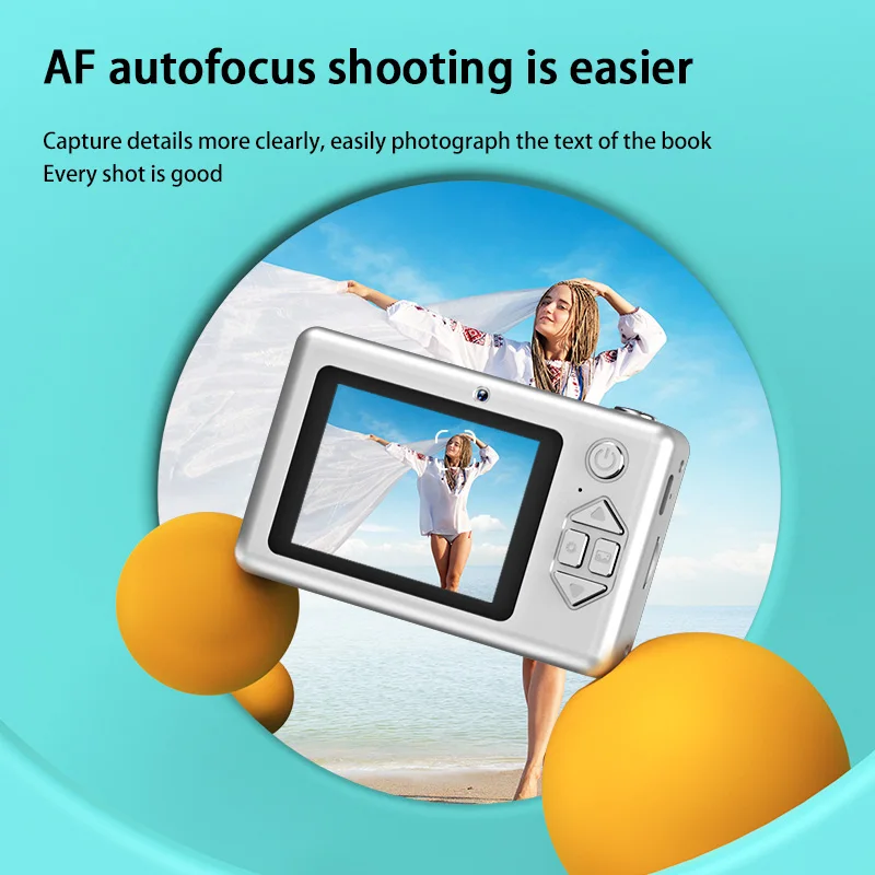 Xiaomi 48MP Digital Photography Camera 4K Camcorder Vlog Video Recorder 8X Digital Zoom Camera 2.4inch Support OTG Transmission