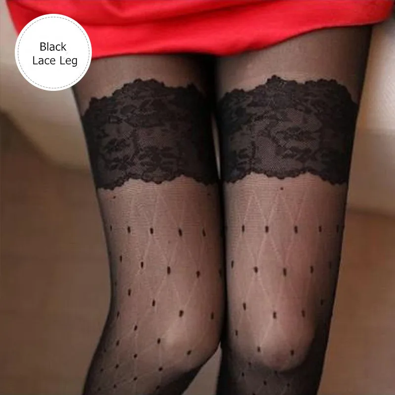 Sweet Heart Dot Jacquard Damenstrumpfhose Sexy dünner schlanker Netzstrumpf mit hohem Schleife-Spitzendetail Weiße enge Strümpfe – Detail 13