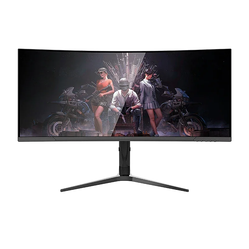 Factory Price 34 Inch 4k Curved Screen Monitor 165 Hz  3440*1440  Super Wide Gaming Monitor