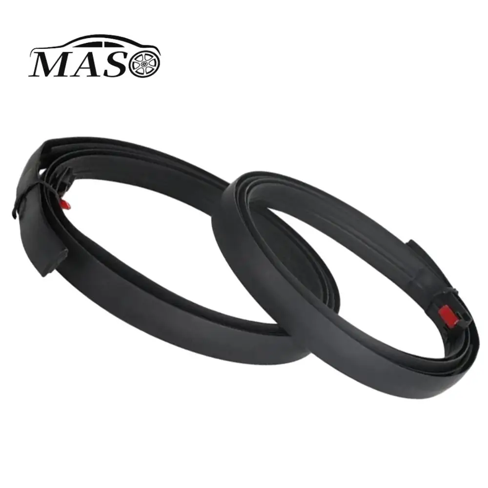 2 قطعة سقف بالتنقيط صب الجانب إنهاء شريط عازل المطاط الأسود لتويوتا هايلكس فيجو SR5 2005-2014 75551-0K011 75552-0K011