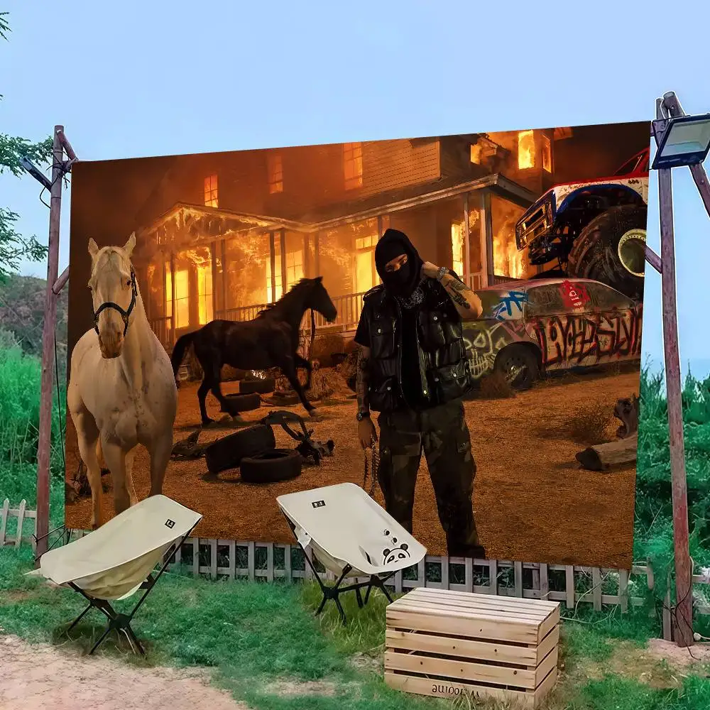 

Rapper Y-Yeat LYFESTYLE 2093 Flag Decoration Outdoor Picnic Party Home Camping Party Art Hanging Banner