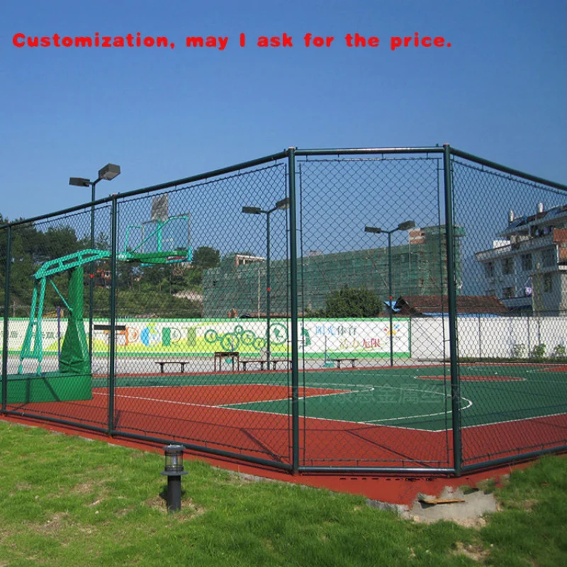 custom.Enlio 2*Stadium Spliced Fence Purse Seine Soccer Field Security Partition Fence Multifunction Customized