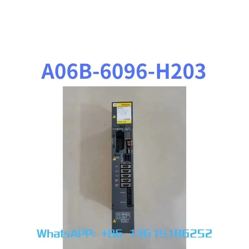 A06B-6096-H203 Used drive running function OK