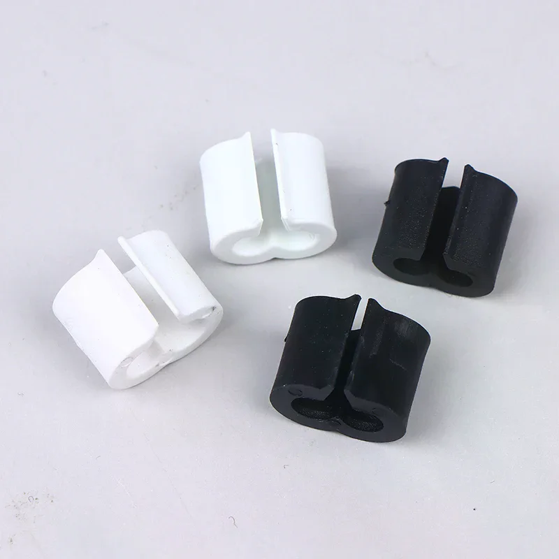 100pcs Y-Shaped Plastic Connectors - DIY Wire Mesh Fastening Clips For Pet Cage Linking - Shelf Clips