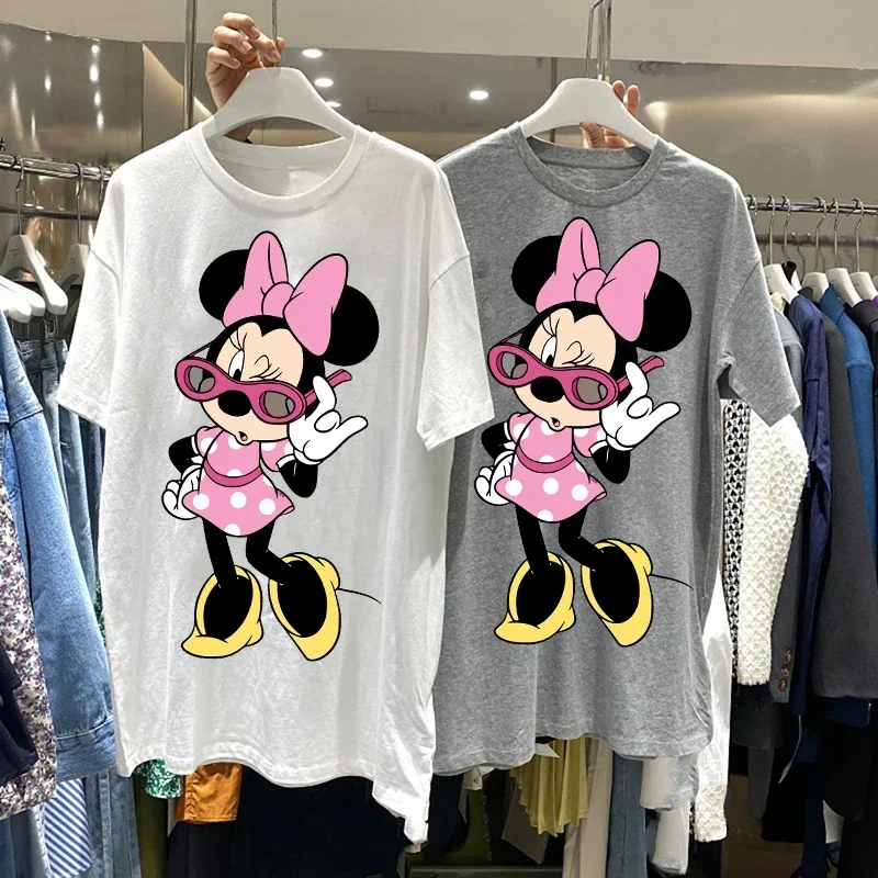 New 90s Summer Vintage Mickey Mouse Women\'s Tshirt Women Fashion Cartoon Kawaii Oversized T-shirt Women\'s Tshirt Clothes