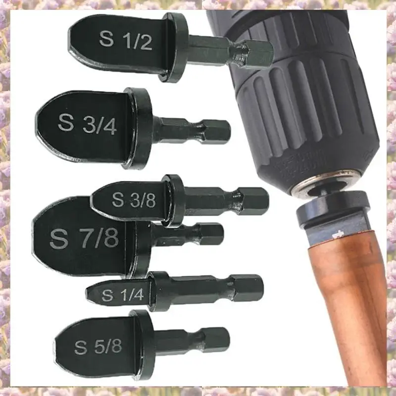 -FTGT 6PCS Air Conditioner Copper Tube Expanding Tool Copper Tube Expander Triangular Handle Tube Expander Set